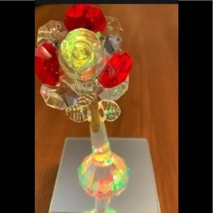 New Glass Crystal Figurines Flower